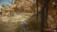 Use the grass path to the right of the cart to sneak to the trade delegate&rsquo;s cage.