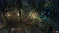 Soul Siphon the red orbs to get rid of the enemy, and then drop to where it was.