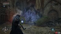 You can use the Umbral Lamp to peer into the world of the dead simply by holding it out.