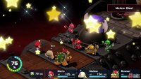 Green has numerous attacks that hit the whole party, and Meteor Blast is one of them. Make sure you&rsquo;re healed up!