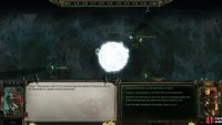 Leave the planet and you’ll have to decide what to do with the wreck - destroying it will boost your Dogmatic conviction, plundering will reinforce your Heretical tendencies, and doing nothing does… nothing.