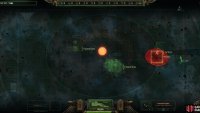 Hostile activity is marked by a red circle - approaching these areas will likely result in combat.