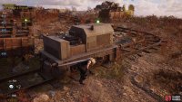follow the cart forward until it passes both the first chocobo and the junk near it as it approaches a corner,