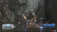 Midgardsormr will start out relying on various melee attacks, and as its size suggests, it can dish out a fair amount of damage with its bites and bulk.