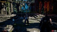 You need to do a bit of exploring to find the path to the Holy Ruins Lifespring.