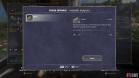 Interact with the Hand Spindle, and then select “browse recipes”. This will show you what you need to craft the recipe.