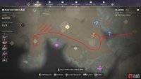 We recommend following this general red line as an indicator of a solid area on the map to get Saffron. You can even farm this by flying west from the Kindle Tower fast travel hotspot.