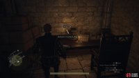 You&rsquo;ll find the Battahli-Crested Letter on the table in the hidden room.