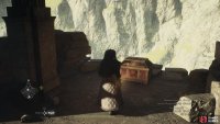 After reaching daylight on 2F, turn right to find a chest containing the Dragon&rsquo;s Faith shield.