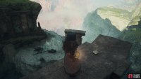 Walk a narrow ledge on the ruins of 5F to find a Seeker&rsquo;s Token.