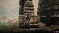 if you want something useful out of her you&rsquo;ll need to find her corporeal form on the roof of the shrine.