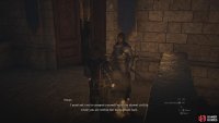Pass time to the next evening and try again. When the guard says the above, you&rsquo;re free to enter.