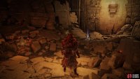 to find the Smithscript Axe in the room past the gap.