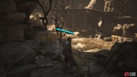 Immediately follow the path left after going through the doorway.
