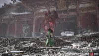 Captain Kalpa-Wave blocks the entrance to Thunderhead Temple.