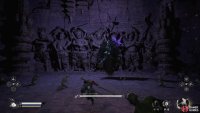 to find Captain Lotus Voice by dropping down into a hole.