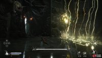 Dodge the side to avoid the AoE