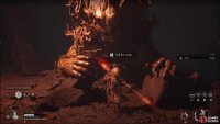 After his defeat, inspect the Statue.