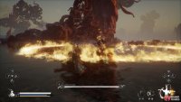 The fiery shockwaves are much harder to leap, dodge through them instead.