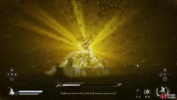 The Hundred Eyed Daoist will become buffed when the arena turns gold.