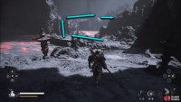 From the Shrine, follow the path across the bridges ahead.