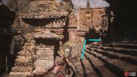 The Meditation Spot will be at the base of the statue.