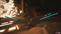At the Shrine, the right path will take you to Xu Dog, where you can complete his quest. Left will lead to the Meditation Spot.