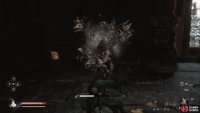 After a dodge (sometimes without a dodge) he will use a Palm Strike attack.