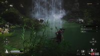 The Red Loong can be found at the waterfall near the Outside the Forest Shrine in Black Wind Mountain.