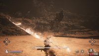 Get ready for a leaping slash following this shockwave.