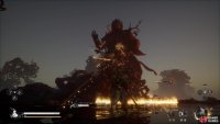Watch for him tossing multiple staves when sitting on top of the extended staff.