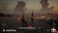He will toss his Staff at mid-range.