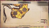 The location of the Li&rsquo;l Cactus in Dorpher Volcano, on the map.