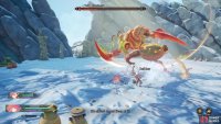 At lower health, the boss becomes enraged and will start chaining attacks together.
