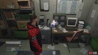 to find this action figure sitting in the office.