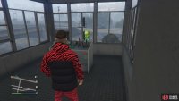 to find this action figure sitting inside the control tower. 