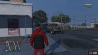 to find this van parking in the willies parking lot.
