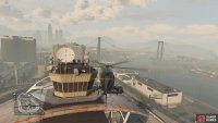 to find the signal jammer on top of the watch tower. 