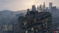 to find the signal jammer on top of the building. 
