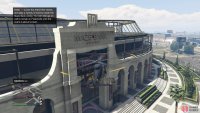 to find the signal jammer sitting on top of the Maze Bank Arena entrance.
