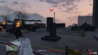 then destroy the anti aircraft turrets with Sticky Bombs. 
