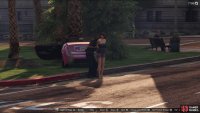 then take a picture of her being arrested.