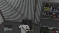 then enter and steal the plates from the crates.