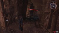 The quest will open a hole in the wall near the entrance to the Catacombs.