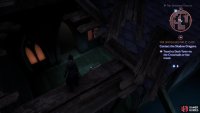 drop down a hole in the roof,