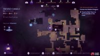 The location of chest #1 on the map.