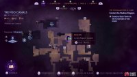 The location of the Heart and Central Beacon on the map.
