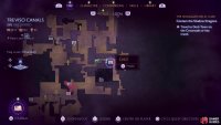 The location of chest #3 on the map.