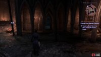 From the northern Drowned District Beacon, head east, then south to find a portico,