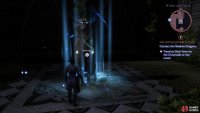 Interact with the statue,